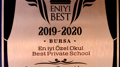 ‘En İyi Özel Okul’ Ödülü